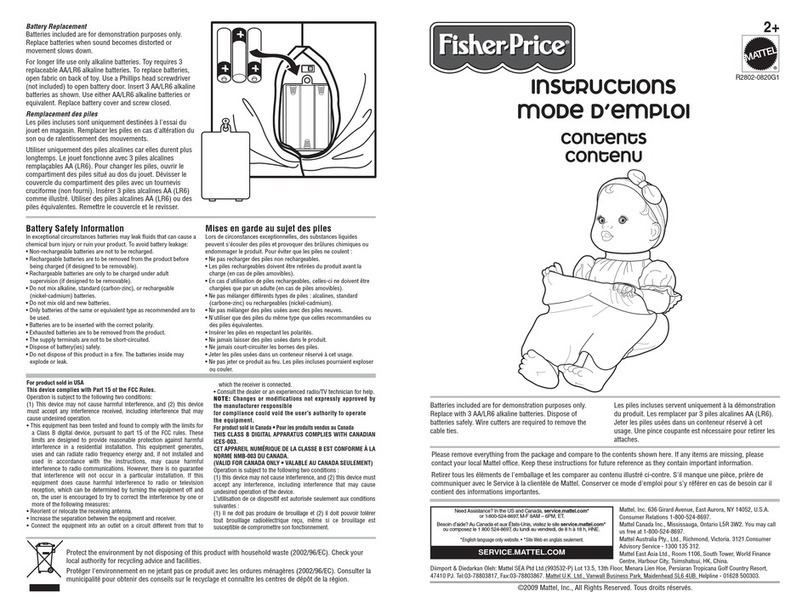 Mattel Fisher-Price R2802 User manual