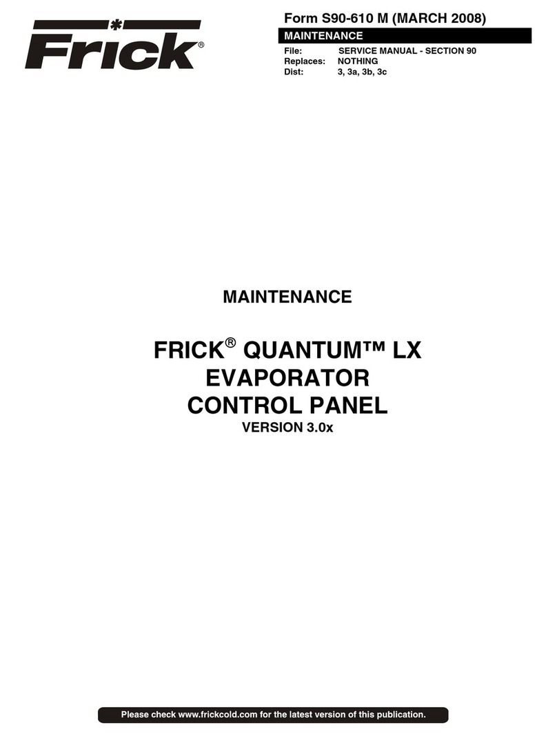 Frick QUANTUM LX EVAPORATOR Guide