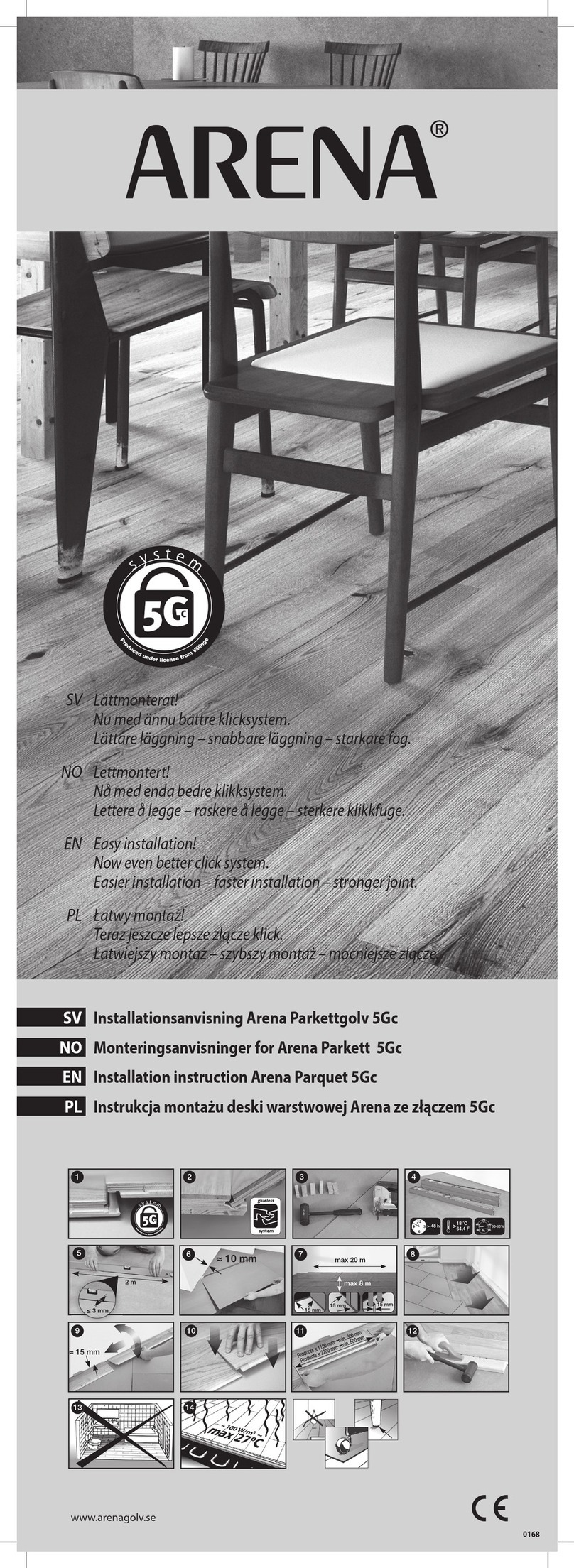 Arena Parquet 5Gc Installation instruction