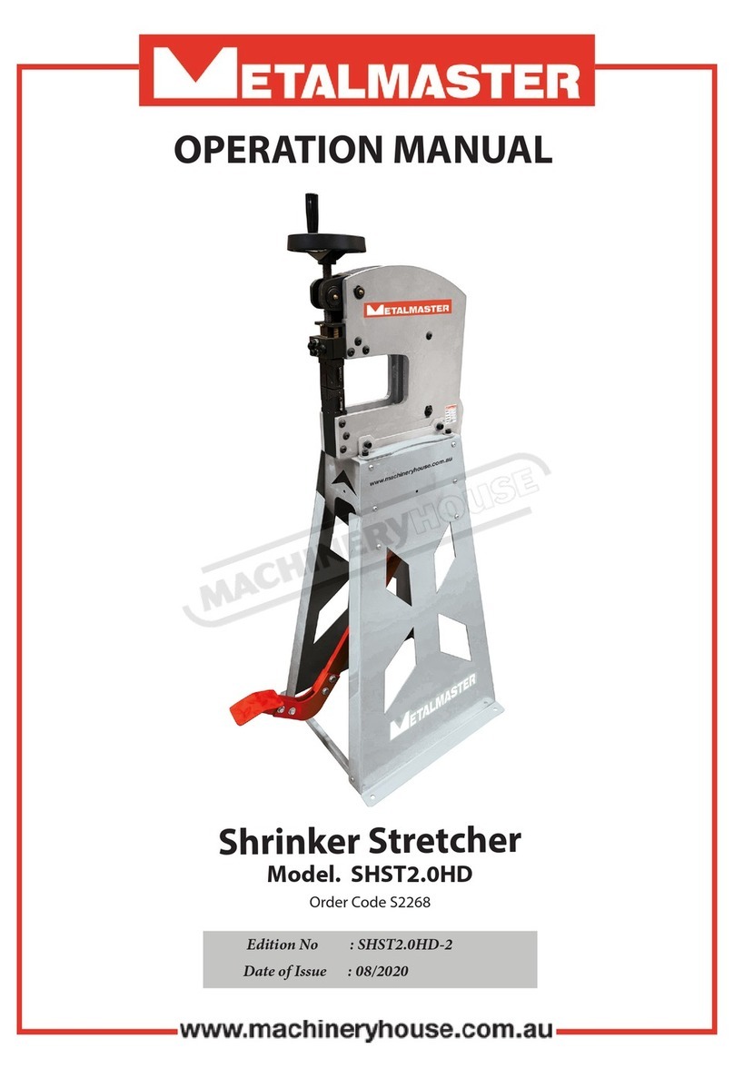 MetalMaster SHST2.0HD Operation manual