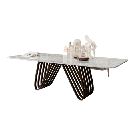 TONIN CASA Arpa Dining Table User manual TONIN CASA Arpa Dining Table User manual