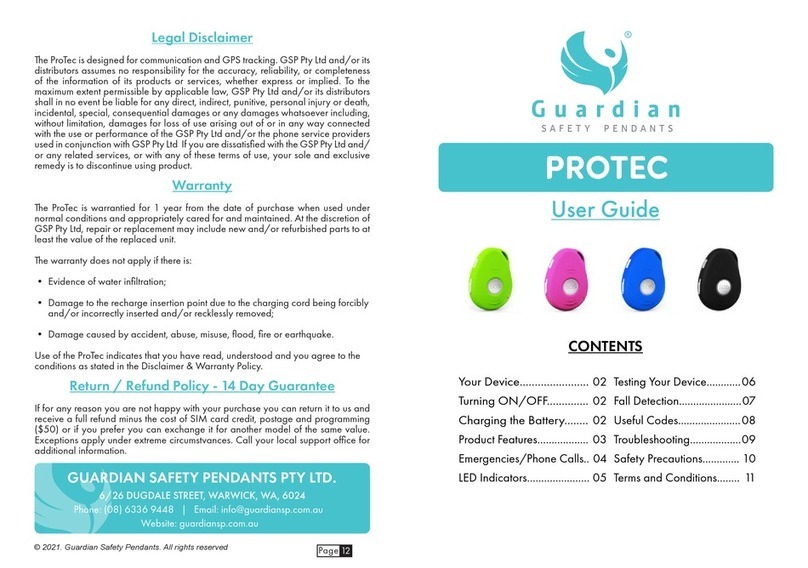 Guardian ProTec user guide