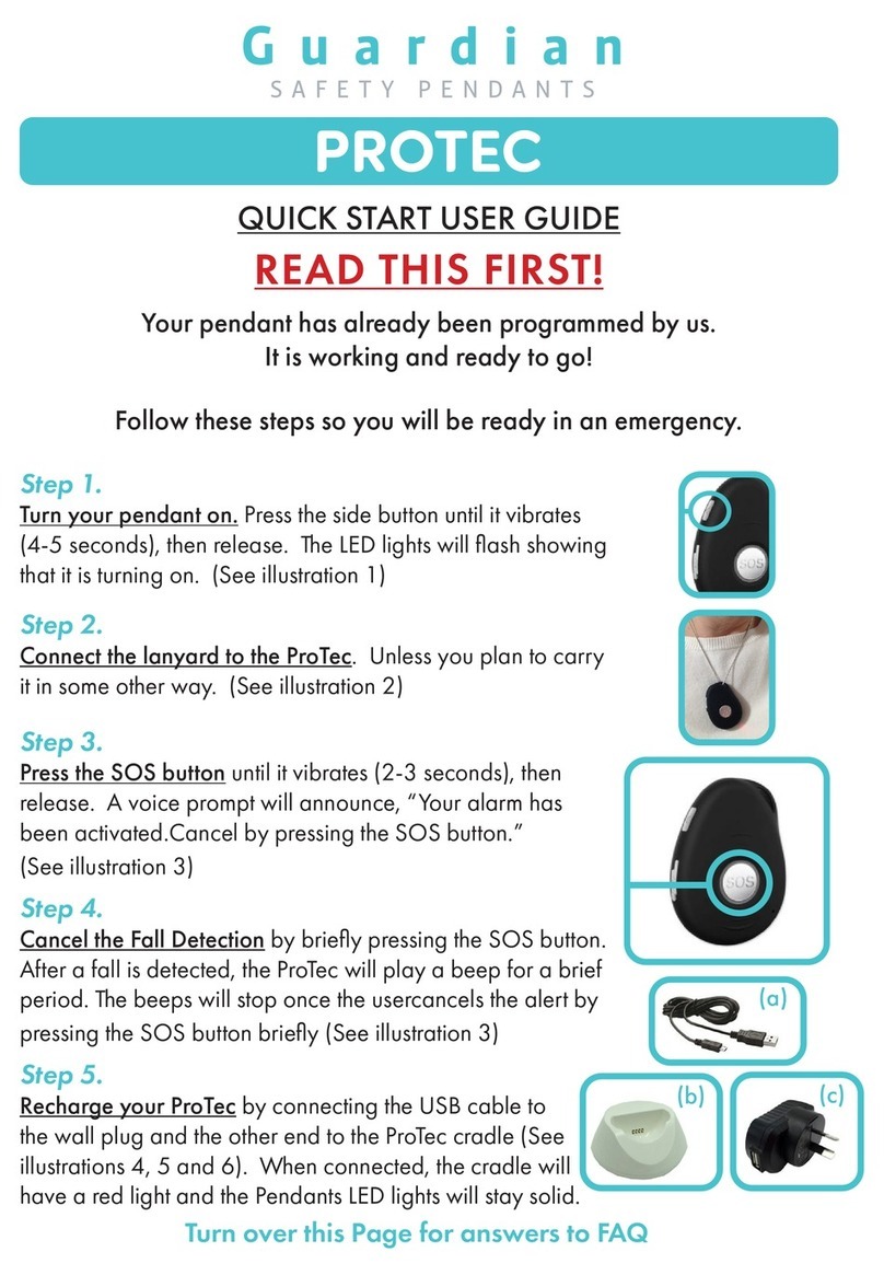 Guardian ProTec Quick start user guide