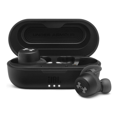 Harman JBL Under Armour True Wireless Streak quick start guide