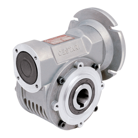 WEG CESTARI Worm Gearbox line User manual