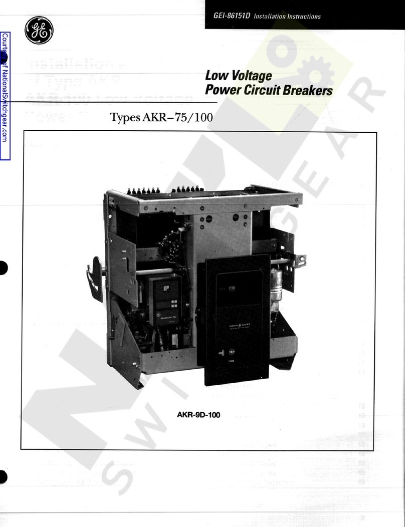 GE MicroVersaTrip AKR-75 installation instructions