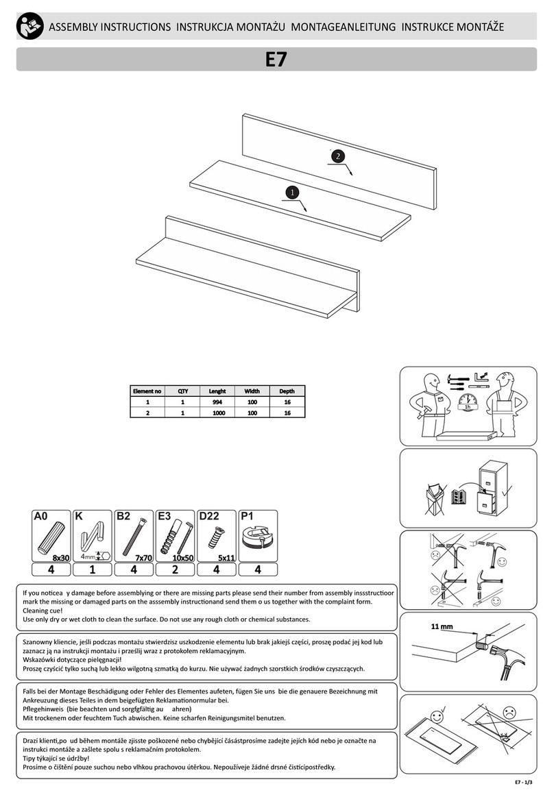 EXPEDO ELPASO 1 Assembly instructions