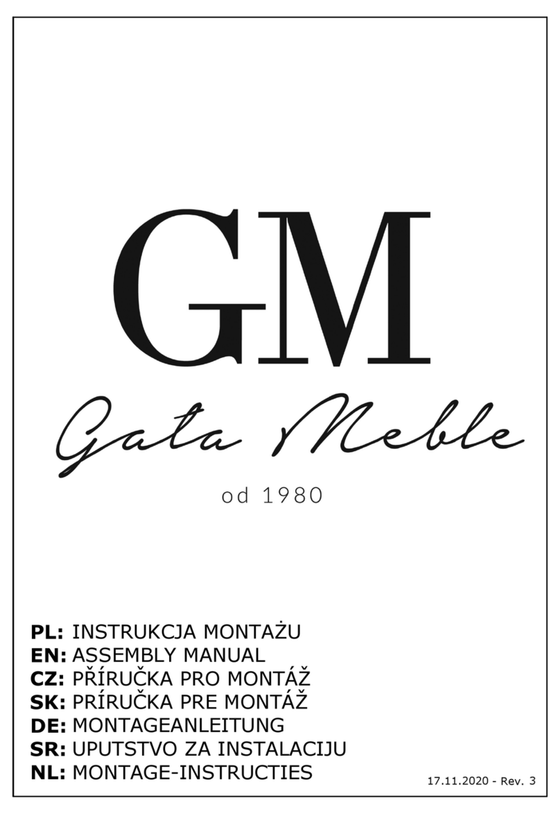 GALA MEBLE PRESS S1K8 Assembly manual