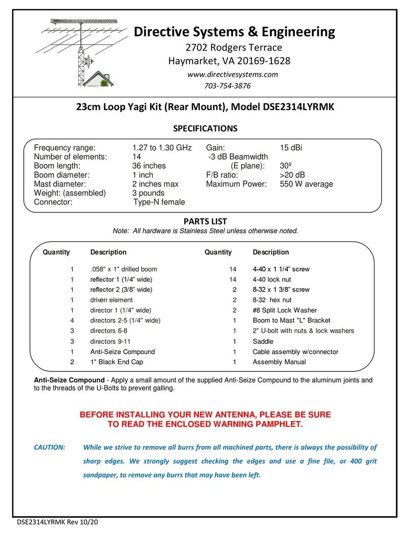 Directive Systems & Engineering DSE2314LYRMK manual