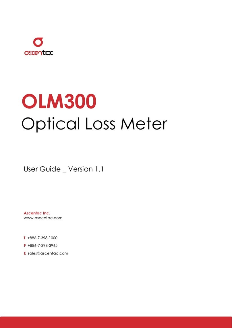 Ascentac OLM300 user guide Ascentac OLM300 user guide