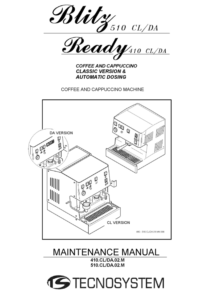 Tecnosystemi Blitz 510 CL Maintenance manual