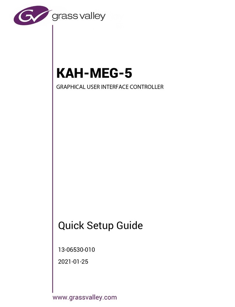 GRASS VALLEY KAH-MEG-5 Quick setup guide GRASS VALLEY KAH-MEG-5 Quick setup guide