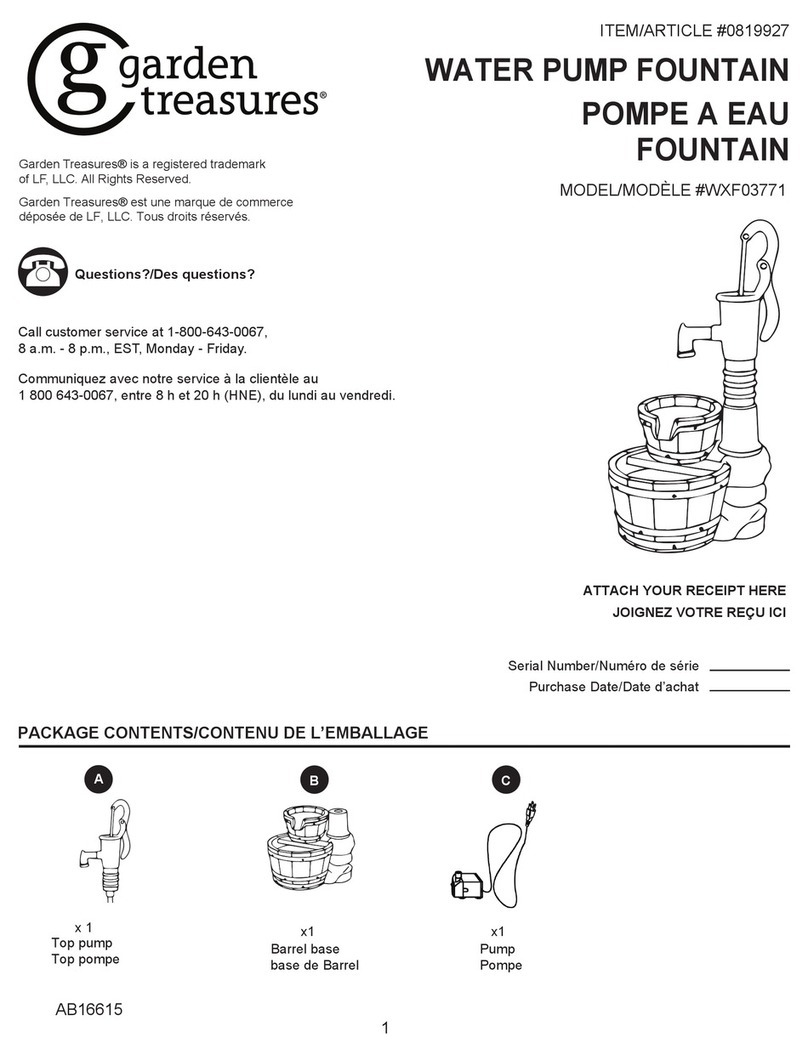 LF Garden Treasures WXF03771 manual