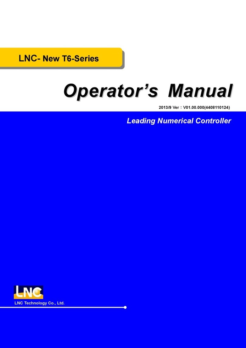 LNC T6 Series Operator's manual