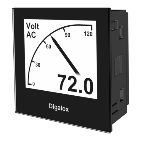 TDE Instruments Digalox DPM72-AV2 User manual