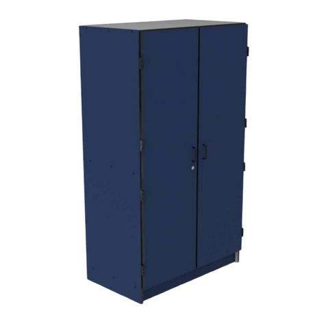 pitsco TALL CABINET Assembly instructions