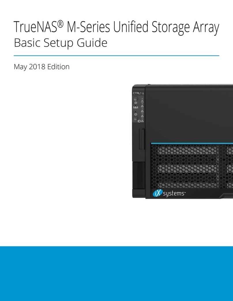 iXsystems TrueNAS M Series Manual iXsystems TrueNAS M Series Manual