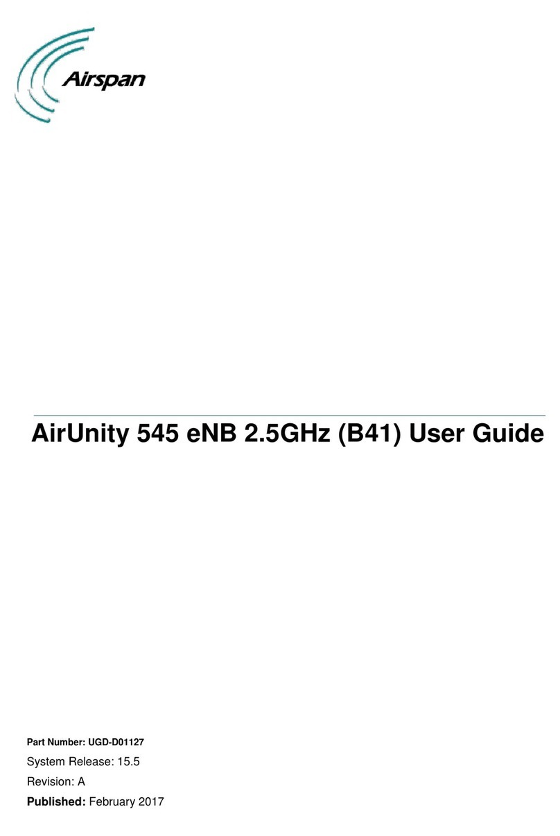 Airspan AirUnity 545 eNB B41 user guide