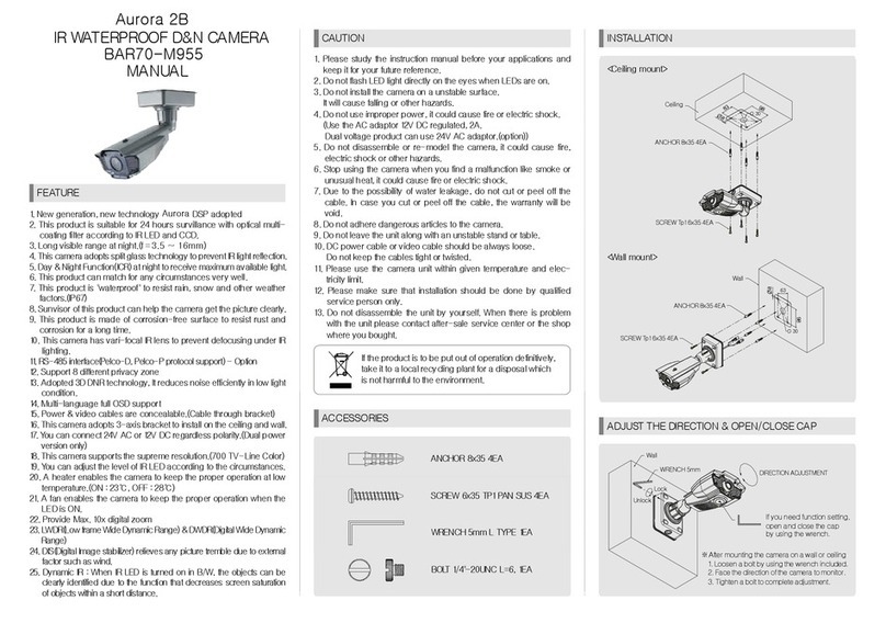 Aurora BAR70-M955 User manual