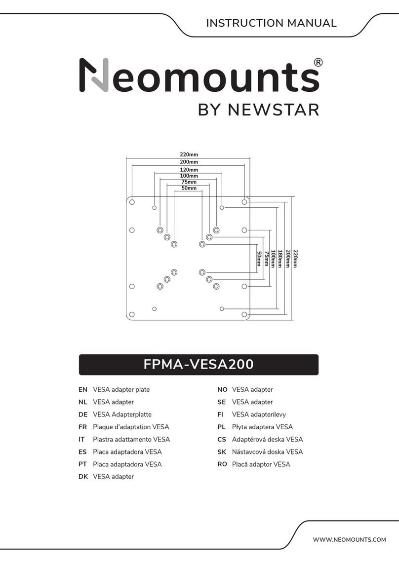 New Star FPMA-VESA200 instruction manual New Star FPMA-VESA200 instruction manual