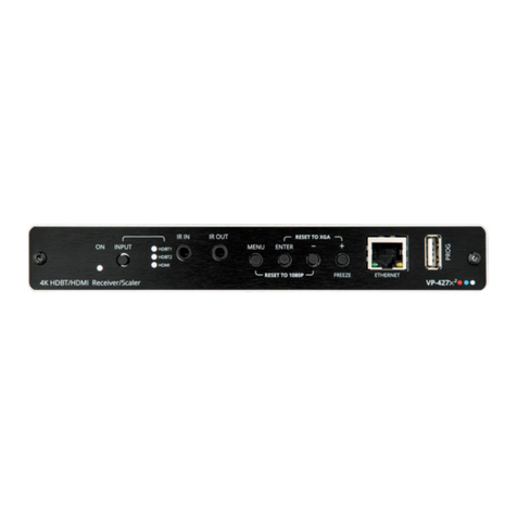 Kramer VP-427X2 User manual