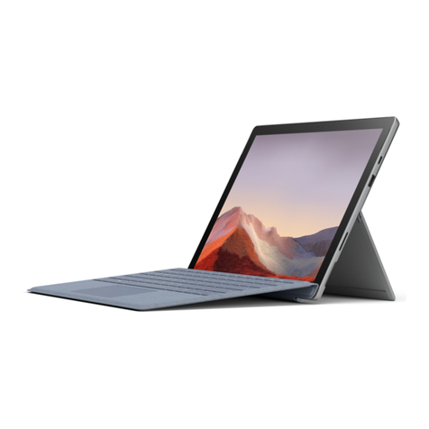 Microsoft Surface Pro 7+ for Business WIFI User manual