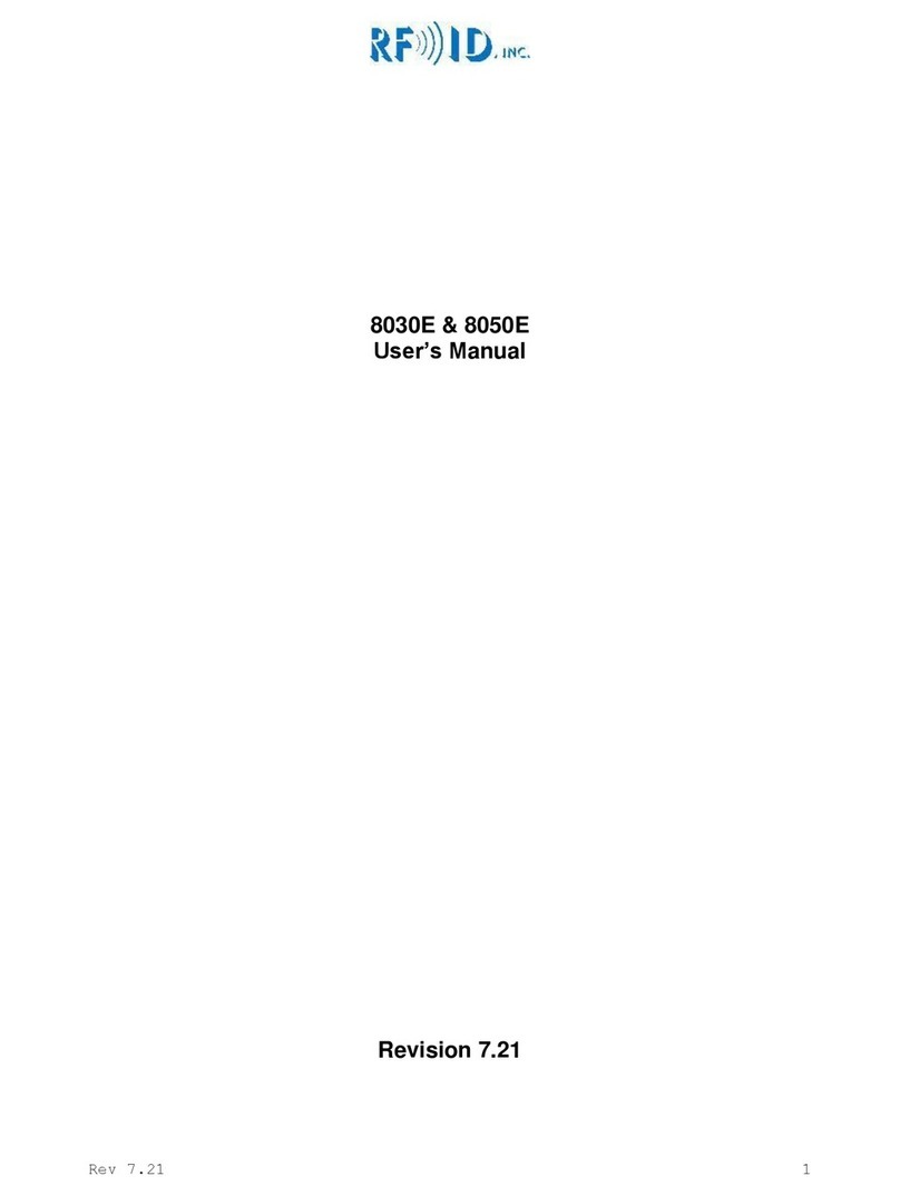 RFID 8030E User manual