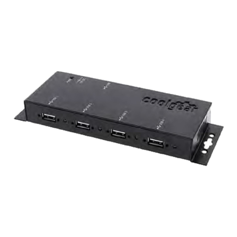 CoolGear USBG-4SU2MLA User manual