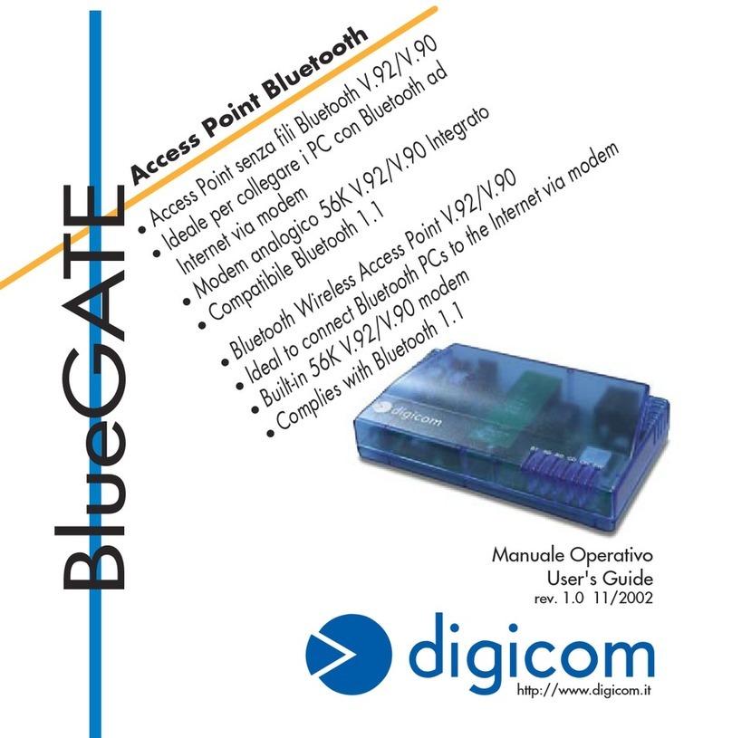Digicom BlueGATE user guide