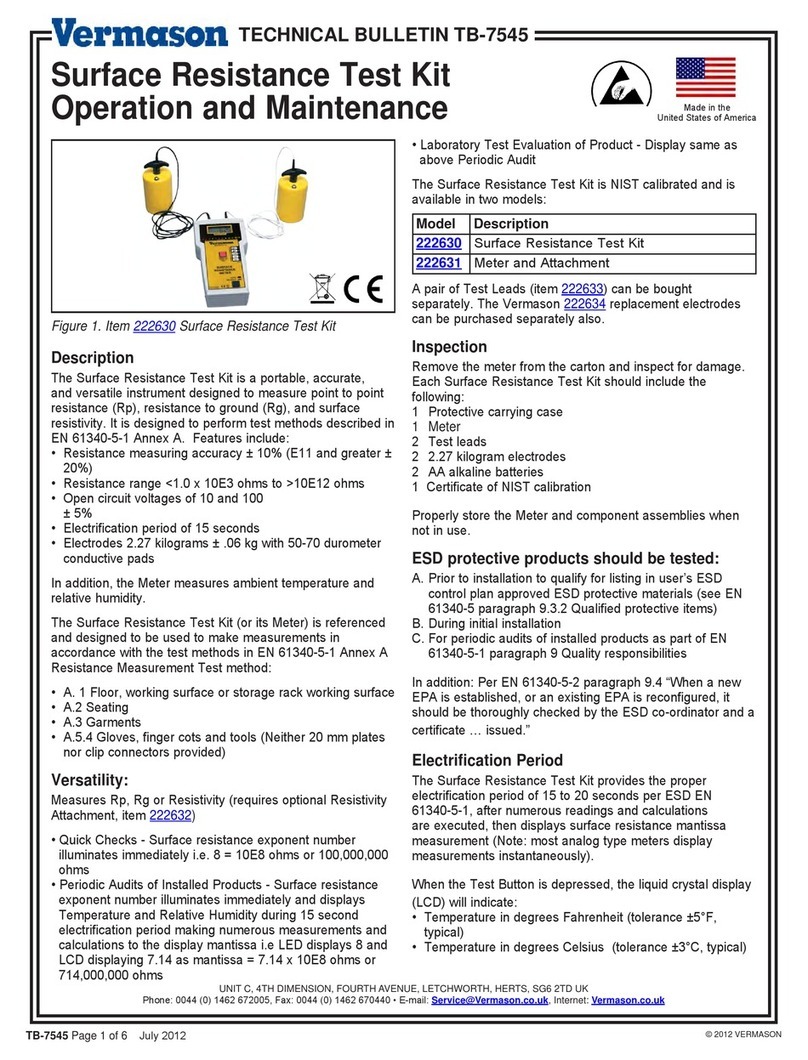Vermason TB-7545 Technical bulletin