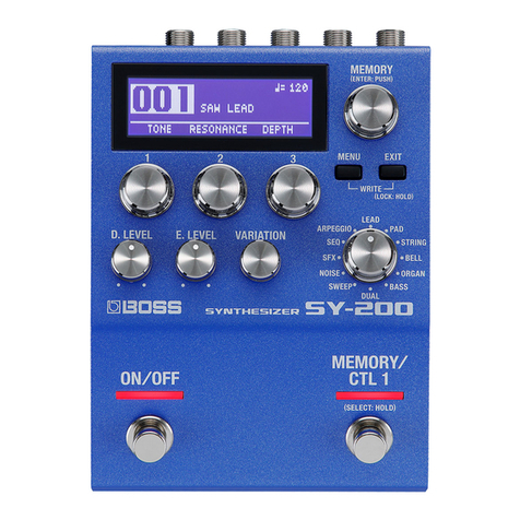 BOSSCO SY-200 owner's manual