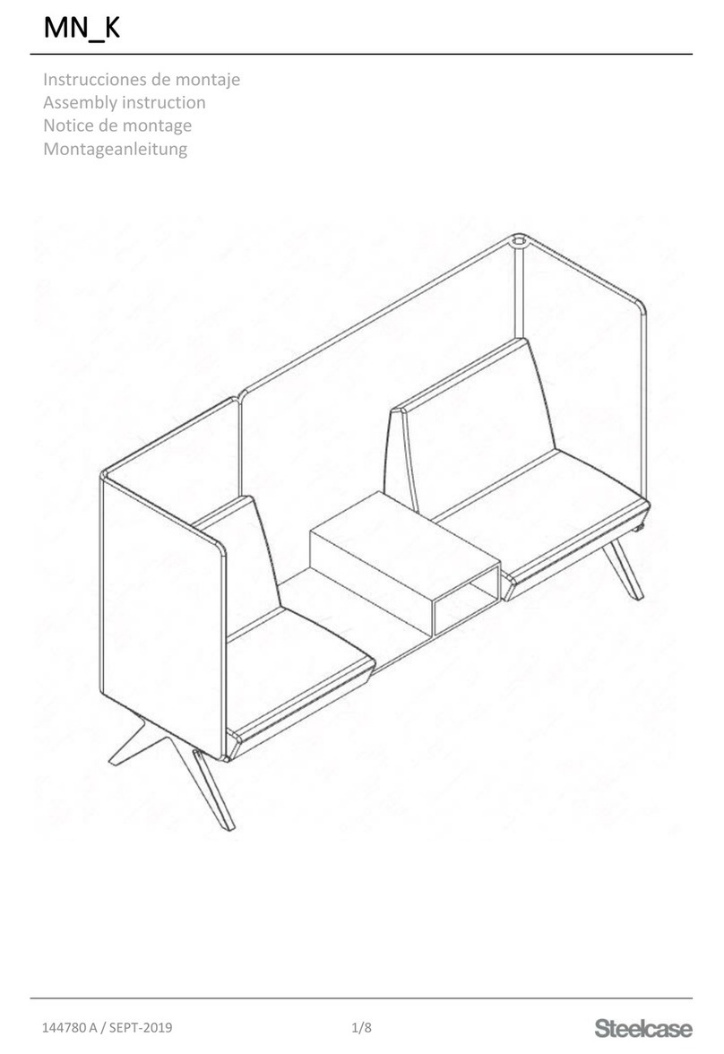 Steelcase MN K Assembly instruction