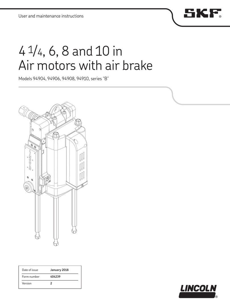 SKF Lincoln B Series User and maintenance instructions