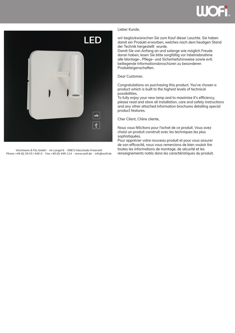 wofi 428102-9000 Series installation instructions
