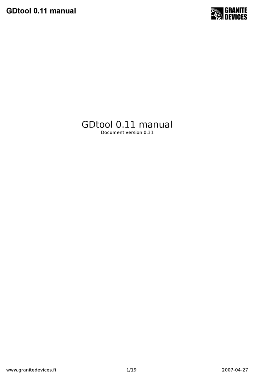 Granite Devices GDtool 0.11 manual