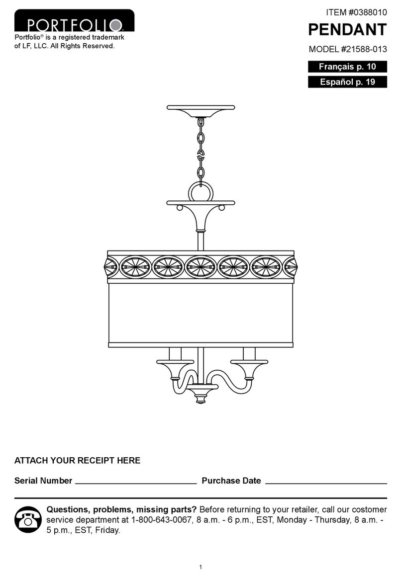Portfolio 21588-013 instruction manual