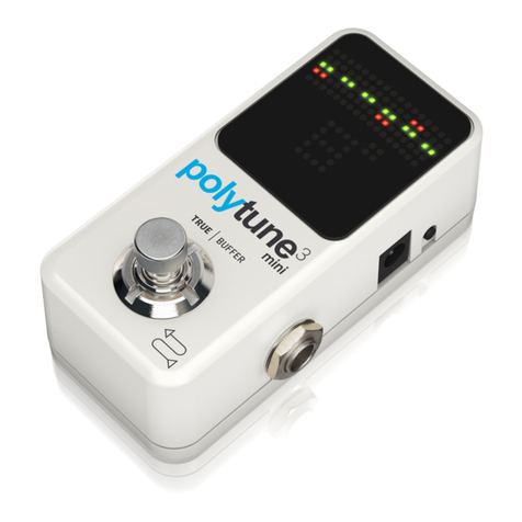TC Electronic POLYTUNE 3 MINI quick start guide