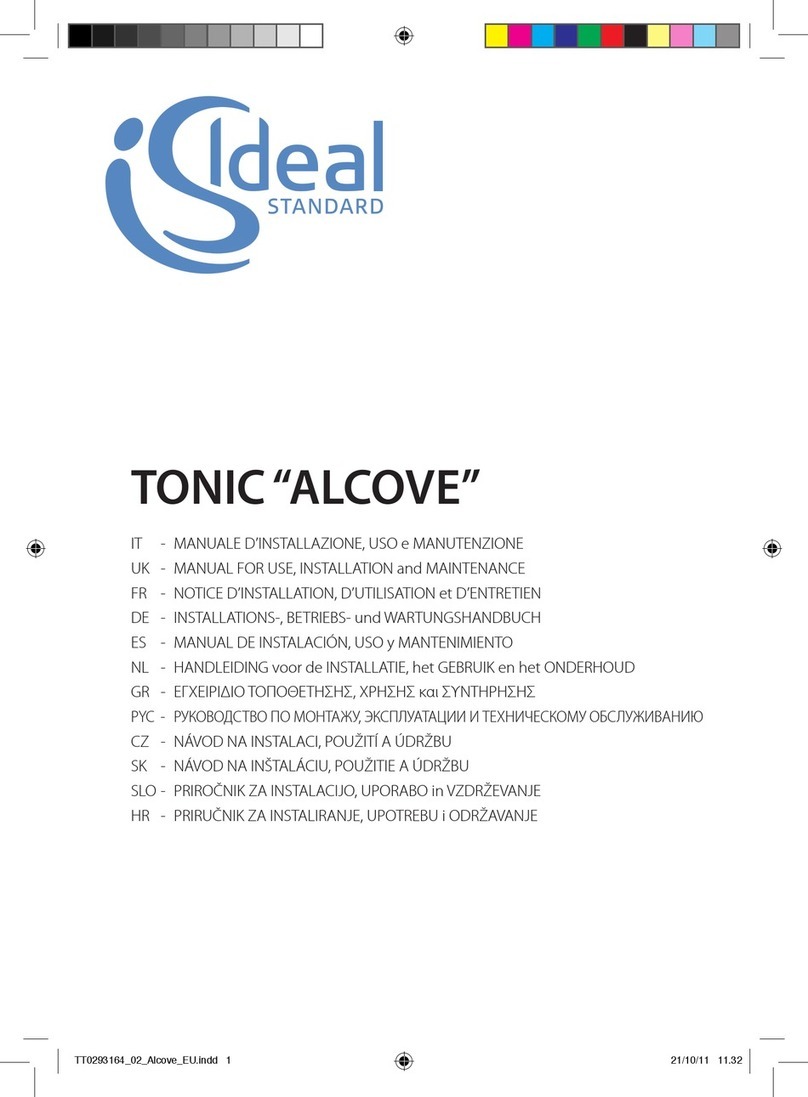 Ideal-Standard ALCOVE Instruction manual