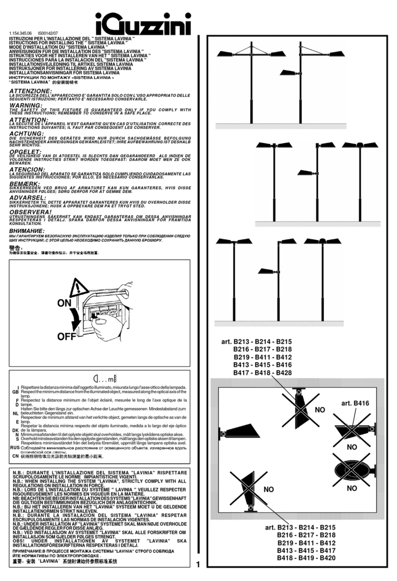 iGuzzini B213 User manual