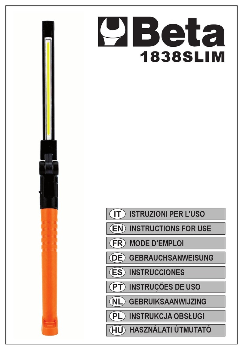 Beta 1838SLIM Instructions for use