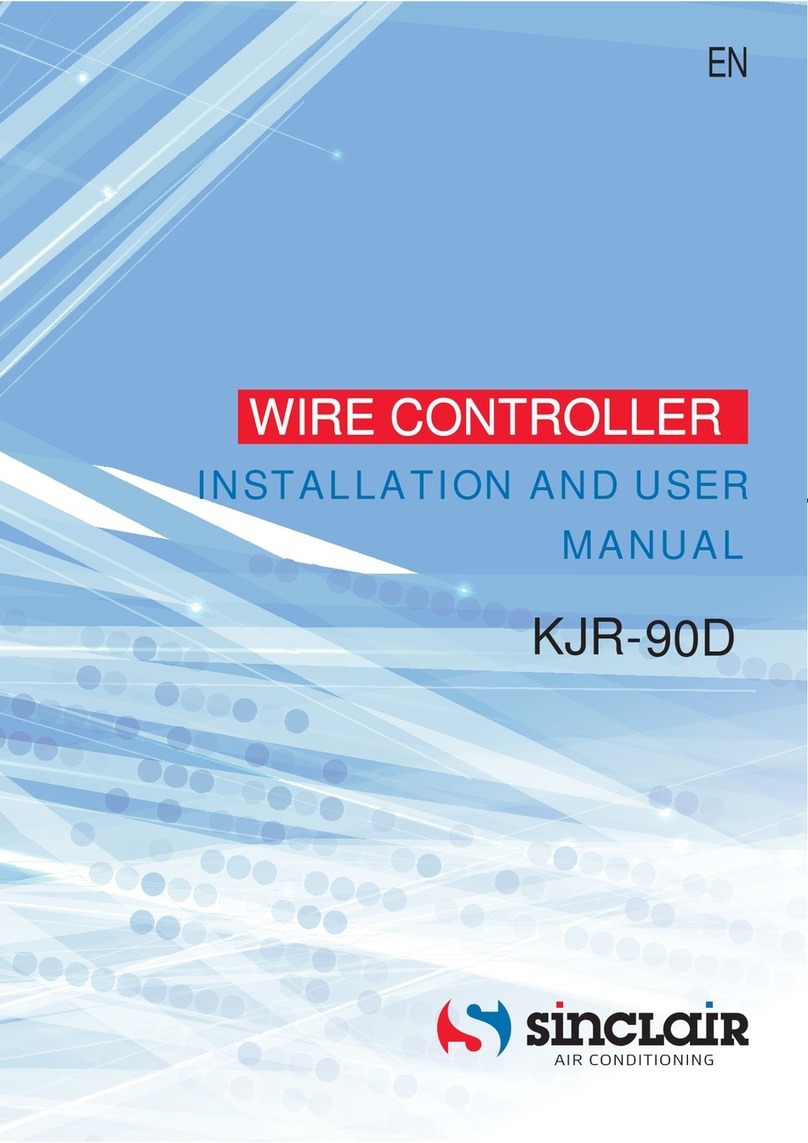 Sinclair KJR- 90D Installation and user manual
