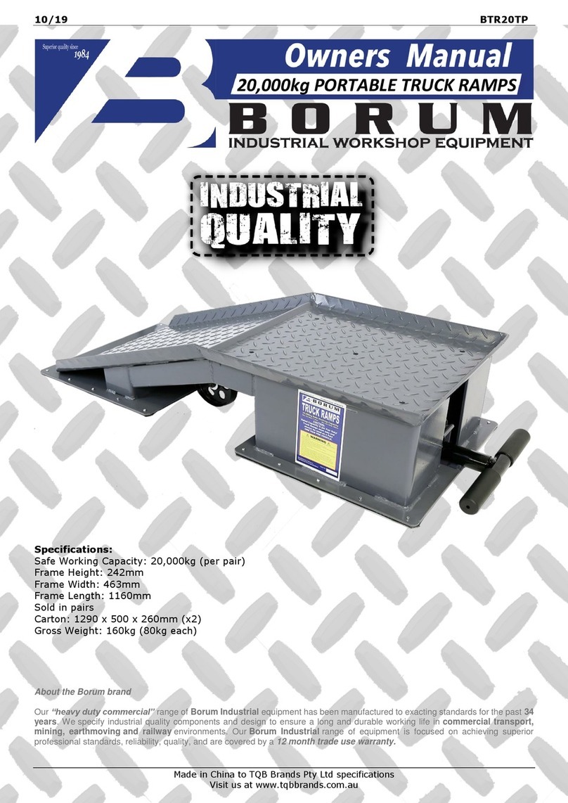 Borum BTR20TP owner's manual