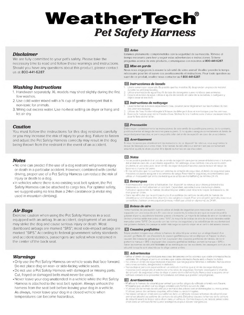 WeatherTech 84PH1318BK manual