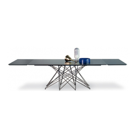 Bonaldo Octa Extendable table Assembly instruction Bonaldo Octa Extendable table Assembly instruction