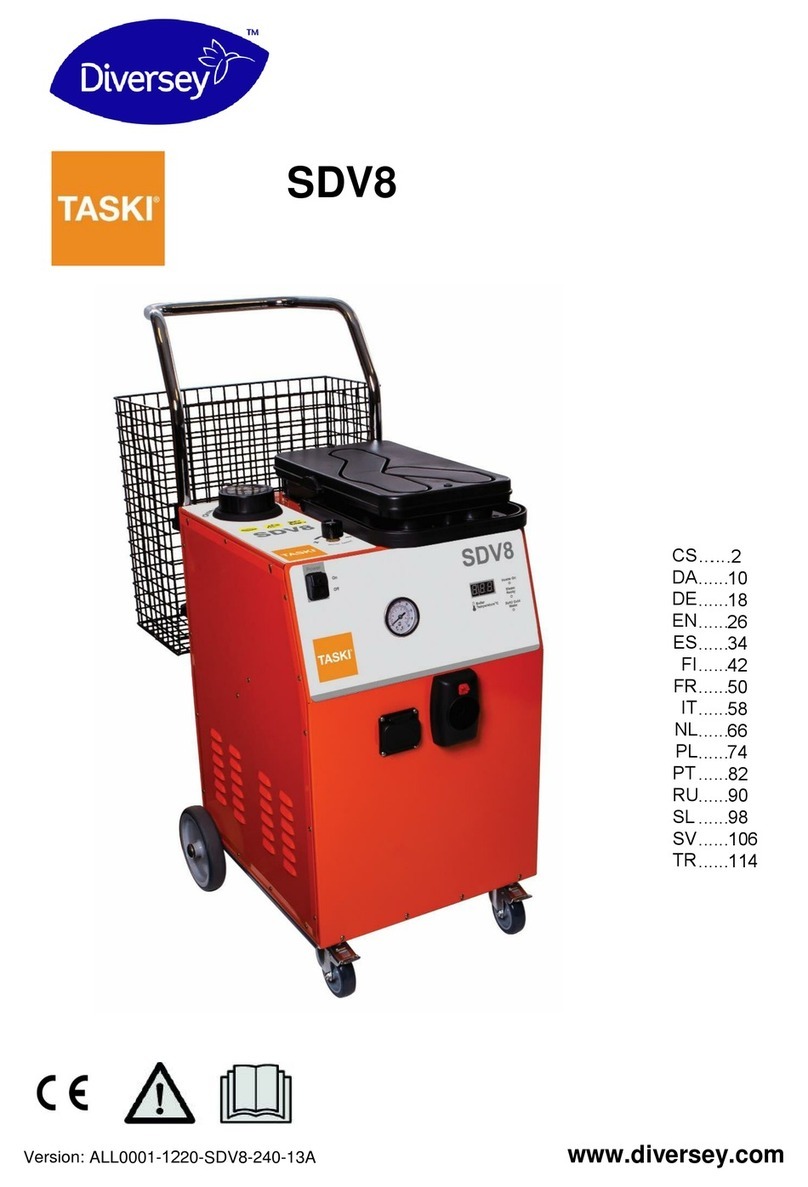 diversey Taski SDV8 User manual