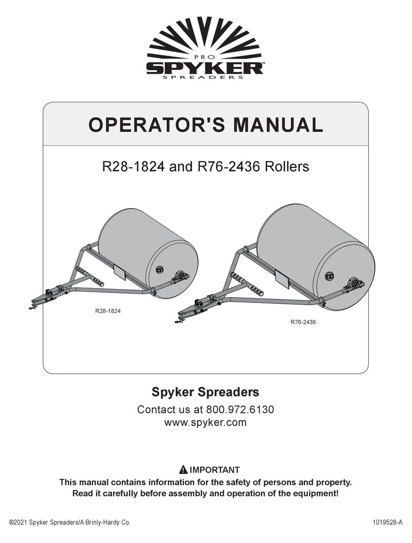 SPYKER R28-1824 Operator's manual