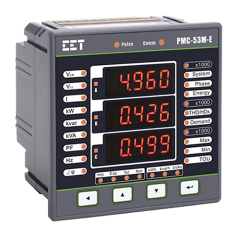 CET PMC-53M-E User manual