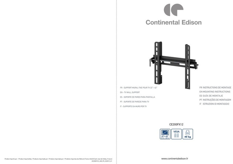 CONTINENTAL EDISON CE200FX12 Mounting instructions