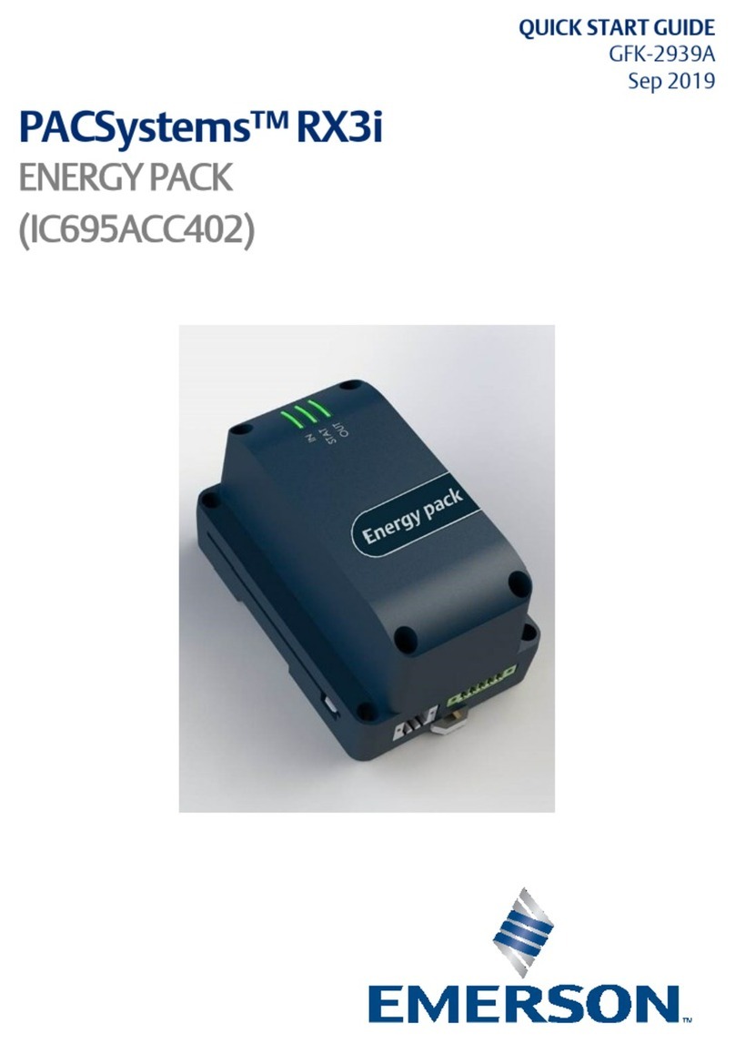 Emerson PACSystems RX3i User manual