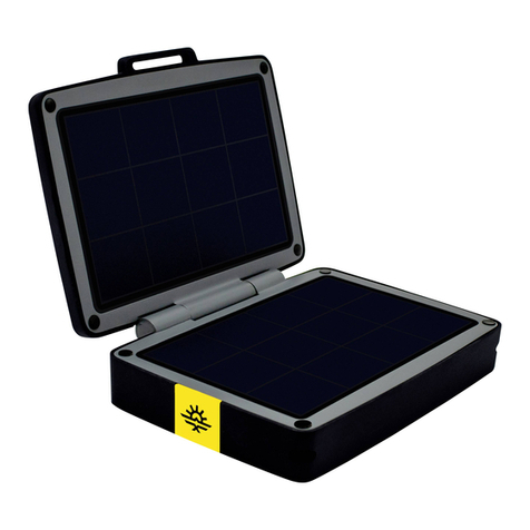 PowerTraveller SOLAR ADVENTURER II quick start guide